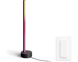 Philips Hue Signe Tafellamp (Zwart) - Wit en Gekleurd Licht - Incl. Hue Dimmer Switch - Hue White…
