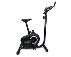 AJ-Sports Hometrainer HTR200 – Magnetische Fitnessfiets met 8 Weerstandsniveaus – Verstelbaar Zadel – Hartslagmeter – Tablethouder – Max. 110 kg