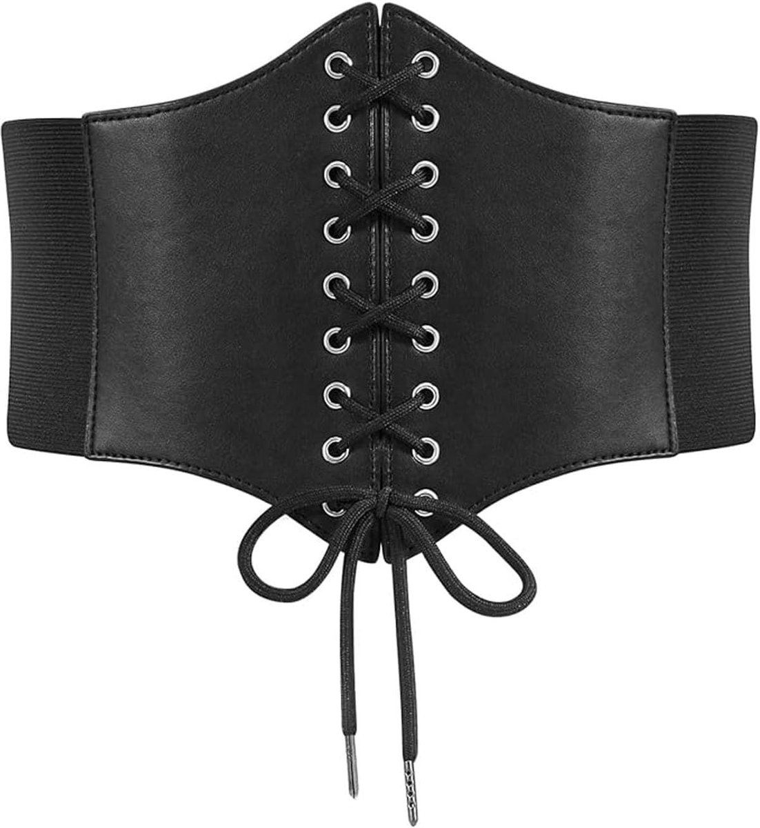 Elastische Corset Tailleband voor Vrouwen, Vintage Lacing, Brede Tailleband voor Halloween Kostuum, Mode Accessoire