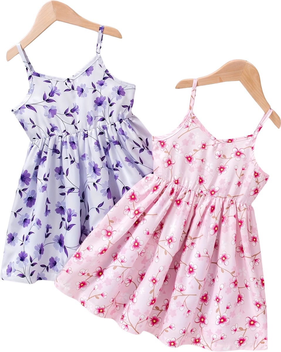 Currero Zomerjurk Meisjes Zomerjurken Kinderen Jurk Meisje Ibiza Stijl Sundress Kinderkleding 7-8 Jaar Gemengde Kleur