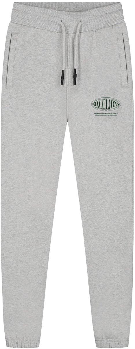 Malelions lifestyle joggingbroek in de kleur grijs.
