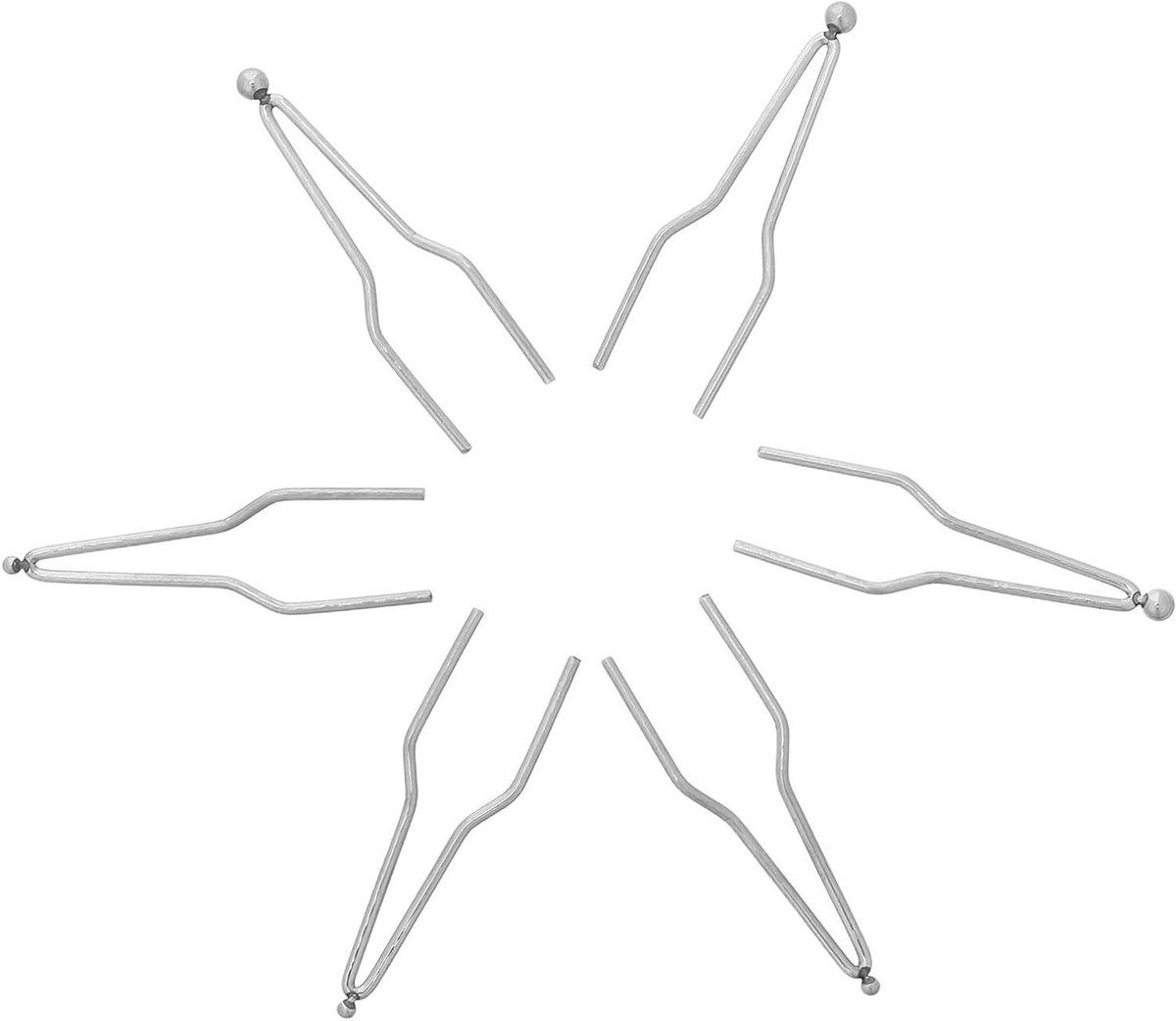 Pyrografie Penpunten - Houtbrander Tips - Gedetailleerd Graveren - Hoge Warmtegeleiding - 6 Stuks - Diverse Kleuren