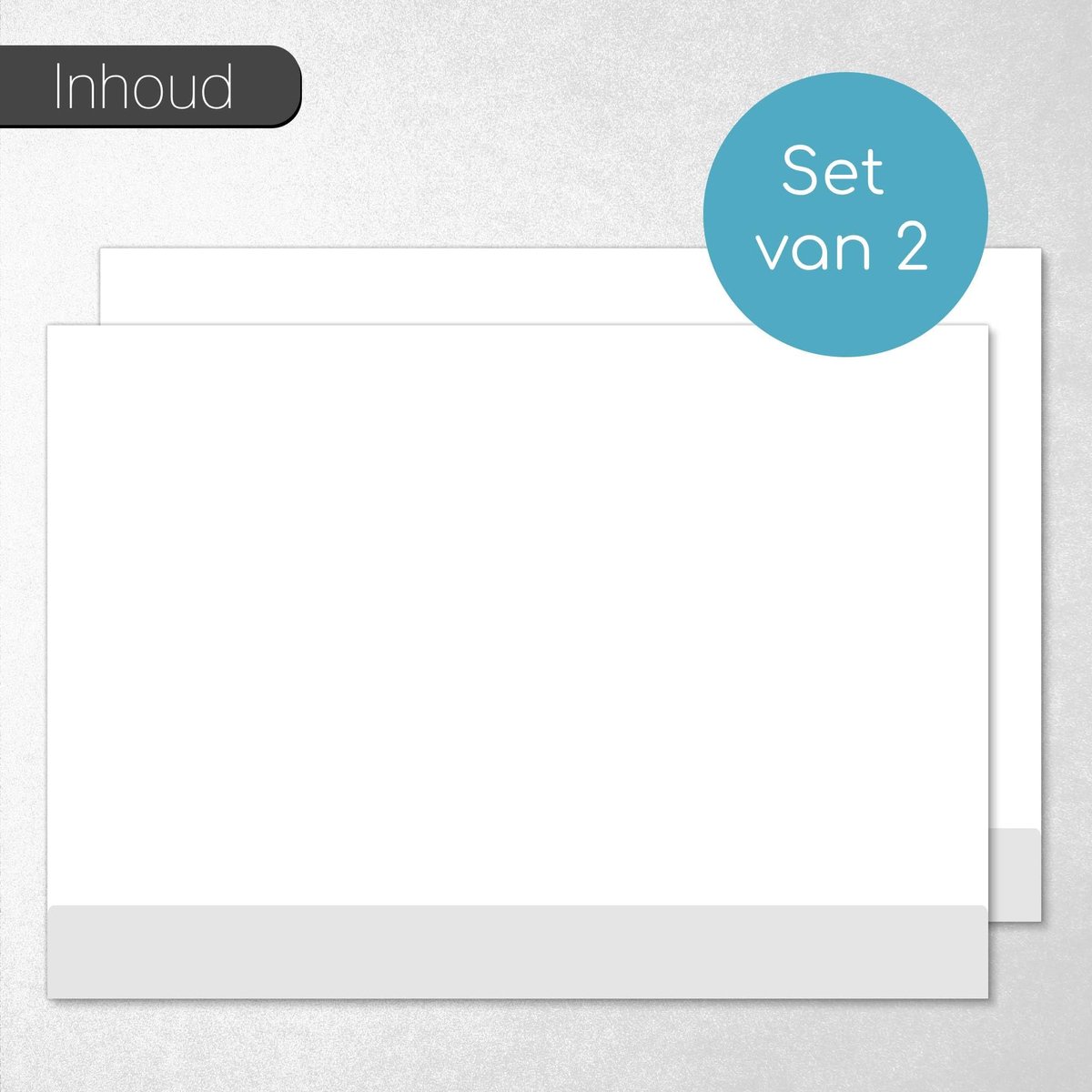SnelShoppen - Blanco Bureauonderlegger A2 Papier met Randbescherming voor Thuis & Kantoor - Ideaal voor Notities, Plannen en Creatieve Projecten
