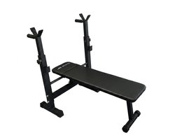 AJ-Sports Bench press - Halterbank - Fitnessbank - Bankdrukbank - Fitness bank - Bench - Fitness - Workout - Krachttraining - Exclusief stang en gewichten