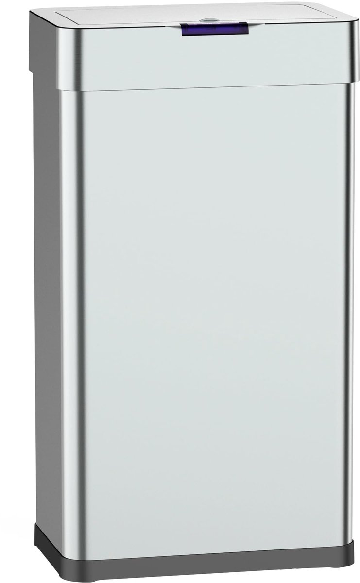 SnelShoppen - Automatische Afvalemmer Keuken 90L - Roestvrij Staal - Met Omsnoering - Perfect voor Feest, Camping en Dagelijks Gebruik