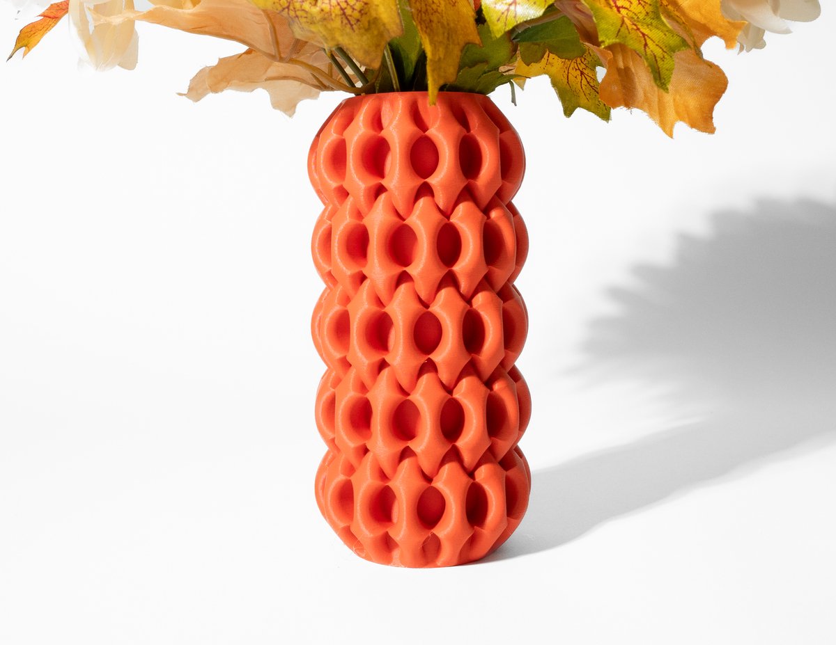 Skushy Vaas Xiomu - Geschikt voor Bouwbloemen - Japandi Designvaas voor Droogbloemen en Kunstbloemen - Sculpturale Decoratieve Vaas - Moderne Woondecoratie