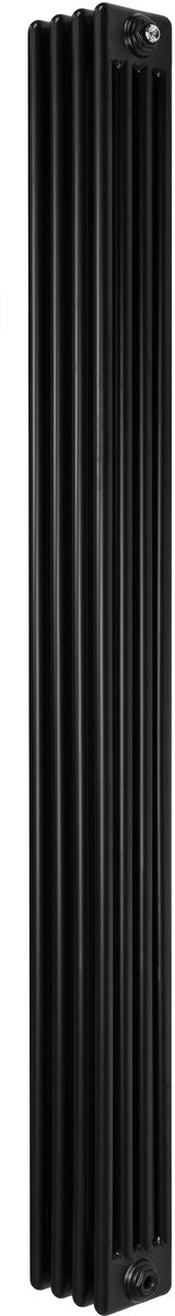 Traditionele 4-kolom radiator - verticaal - zwart - 1800x200 mm
