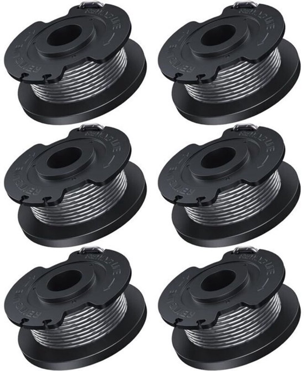 Maaidraad geschikt geschikt voor een diageschikt geschikt voorer van 1,6 mm en een lengte van 5 geschikt geschikt voorer geschikt voor Bosch EasyGrassCut accugrasmaaiers, inclusief 6 F016800569 maaidraadspoelen.