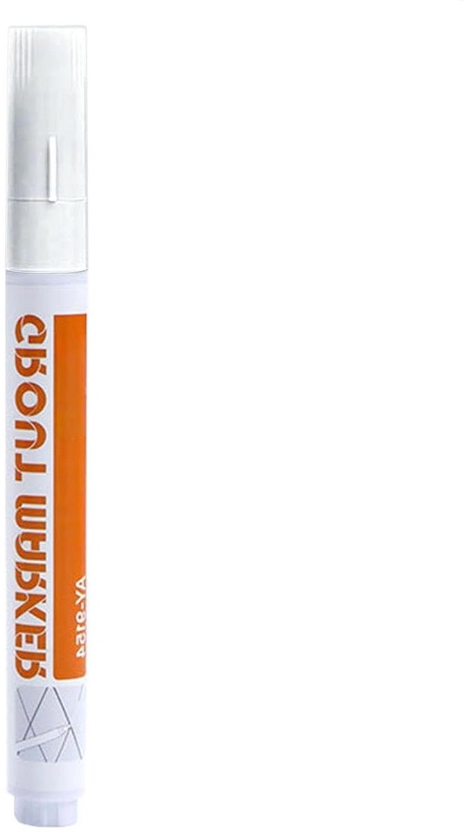 Voegpen - Tegelmarker Reparatiepen - Tegels Opfrissen - Sneldrogende Waterdichte Afdichting - 14 cm - Wit