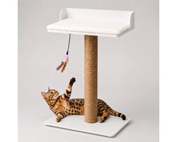 Top 10 katten krabpalen en krabmeubels 2026: ACAZA Metalen krabpaal 69 x 50 cm