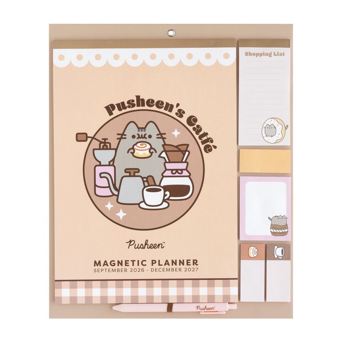 Grupo Erik Pusheen - 2026/2027 With Magnet Planner - Multicolours