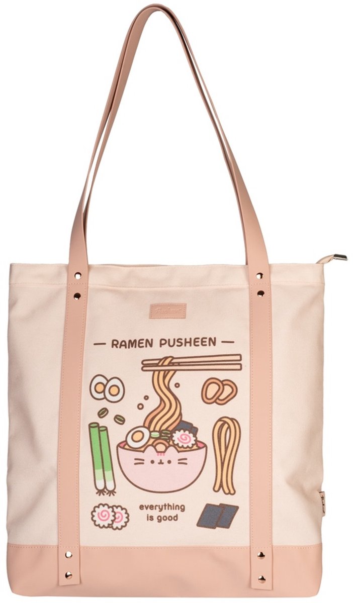 Grupo Erik Pusheen - Sushi Roll Premium Fabric Bag Schoudertas/Shopper - Multicolours