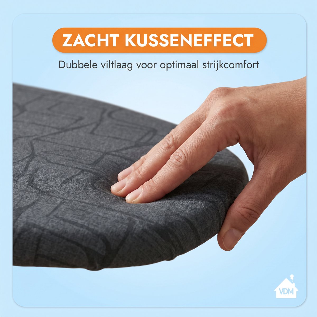 LaundrySpecialist 5-laagse Strijkplankhoes Active - tot 50% sneller strijken - Strijkplankovertrek - Stoom weerkaatsen - Maat M voor een breedte van 38 tot 45 cm en een lengte van 119 tot 125 cm - Universele strijkhoes — cadeau in Cadeau-ideeën - foto 6