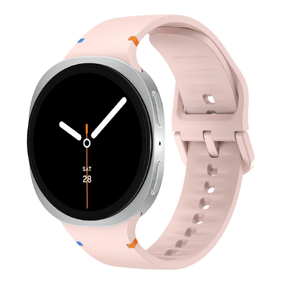 Dailygoods- Horlogeband Verstelbaar 22 mm - Nylon Polsband - Compatibel met Huawei Watch 3 Pro/Galaxy Watch 8 - Sport/Comfort - Perfecte Pasvorm - Smartwatchband