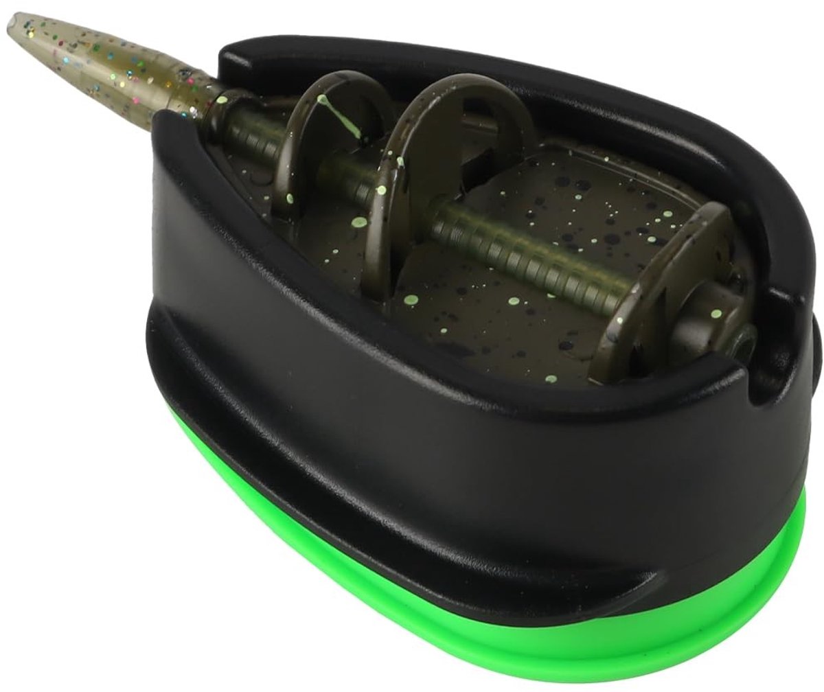 Dailygoods- Method Feeder Set - 25g/35g/45g Gewichten - Zinklegering - Milieuvriendelijke Malaccessoires - Inline/Malkatrolaccessoires - Veiligheidsrubberen Bevestiging - Vissysteem