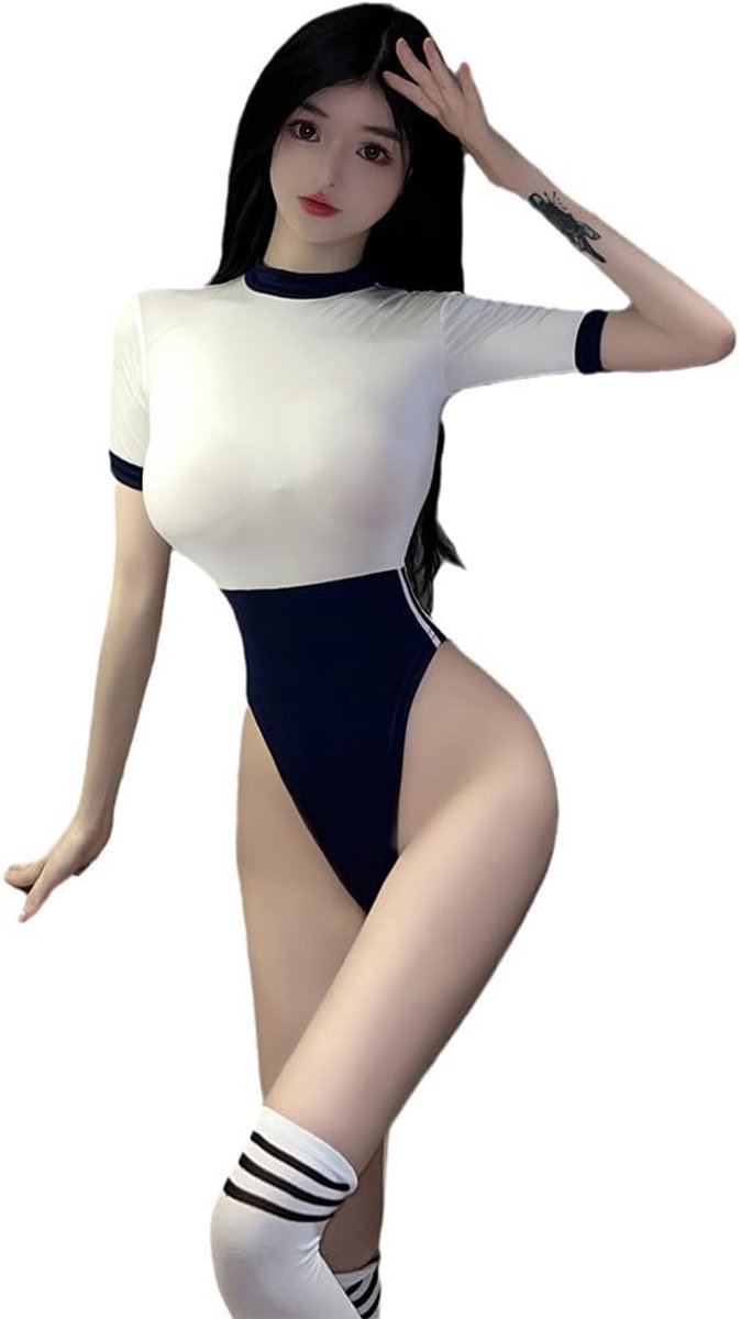 Dailygoods- Ondergoed Sexy Cosplay - Jumpsuit - Dames - Yoga Sport - Badpak Uniform - Licht Elastisch - Comfortabel - Cosplay Kostuum