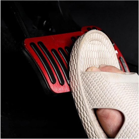 Pedaalhoezen Set - Auto Accessoires - Verbeterde Grip - Antislip Rubber - 2 Stuks - Zwart — afbeelding 3