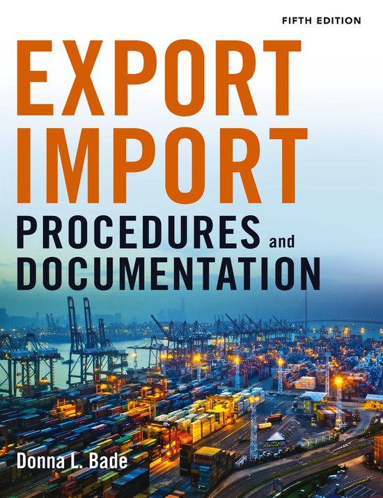 Export/Import Procedures and Documentation - cover