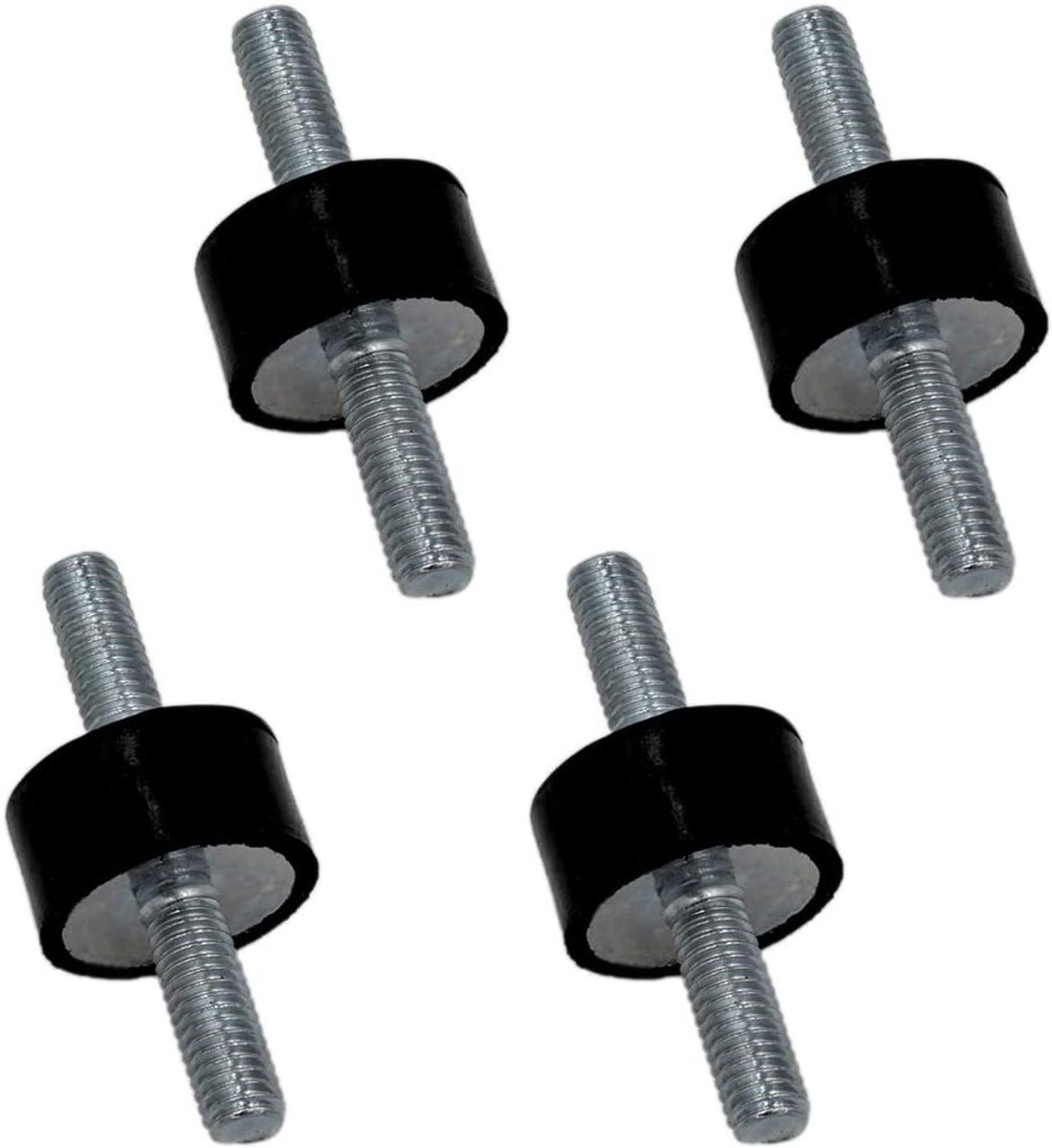 Set van 4 Vibration Dampers Rubber Buffers 20 x 10mm voor Geluiddemping en Trillingsisolatie