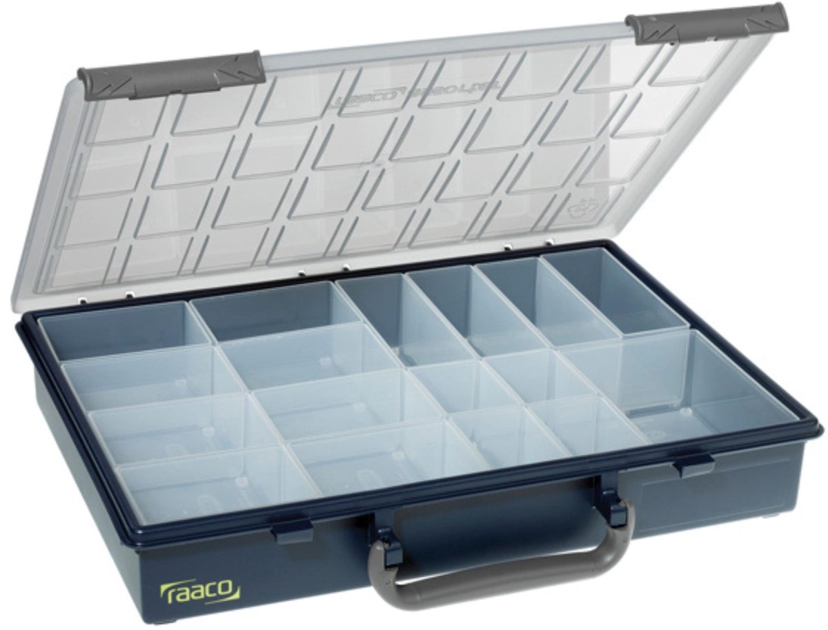 Dailygoods - Assorter 55 Opbergbox met 17 Uitneembare Bakjes - 26,1 x 33,8 x 5,7 cm