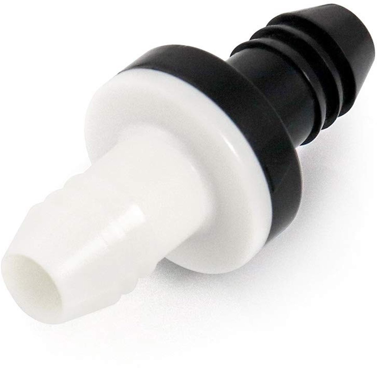 Dailygoods- Terugslagklep 10 mm - 2 stuks - Hoogwaardig ABS - Zuur- en alkalibestendig - Siliconenrubbermembraan - Temperatuurbereik 20-50 °C - Ventiel