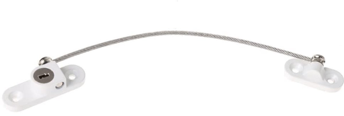 Dailygoods- Raambeperkingsslot Hoogwaardig Roestvrij Staal - Veiligheidsslot voor Kinderen - Beveiliging - Draad - Schroefsleutels - Duurzaam