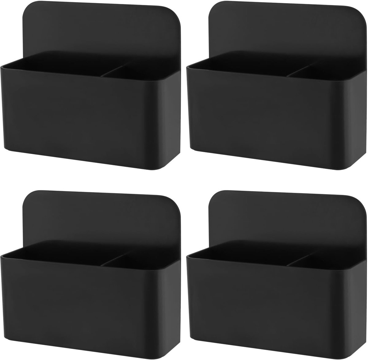 Dailygoods- Whiteboardhouder - Magnetische Houder - Kleine Bekerhouder - Zwarte Houder - Duurzaam - Sterke Magnetische Kracht