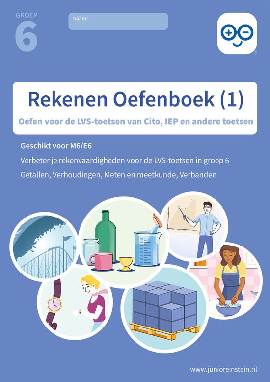 Deel 1 - Rekenen Oefenboek deel 1 groep 6 - cover