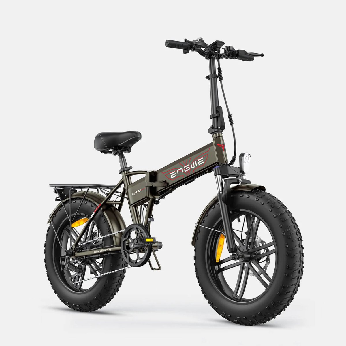 ENGWE EP-2 BOOST E-Bike - 20 inch - 120km actieradius - 250W motor - bruin