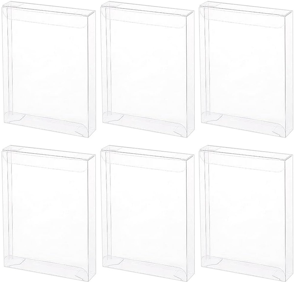 Dailygoods- Traktatiedoosjes 30 stuks - Transparante Geschenkdoosjes - PVC - 15,1 x 11,5 x 2,6 cm - Bedankcadeautjes - Creatieve Verpakking