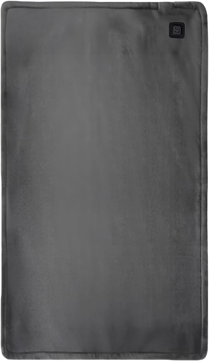 Verwarmingsdeken - Elektrisch Kleed - Spierontspanning - Zes Zone Verwarming - 70x45 cm - Grijs