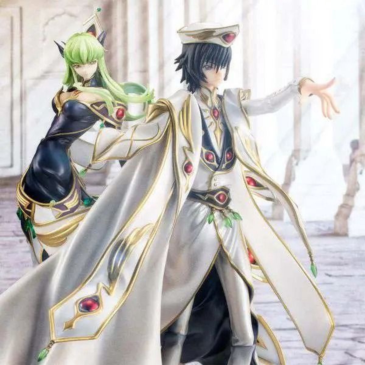 Code Geass Lelouch Britan C.c Gem Set PVC Figures - 23 cm
