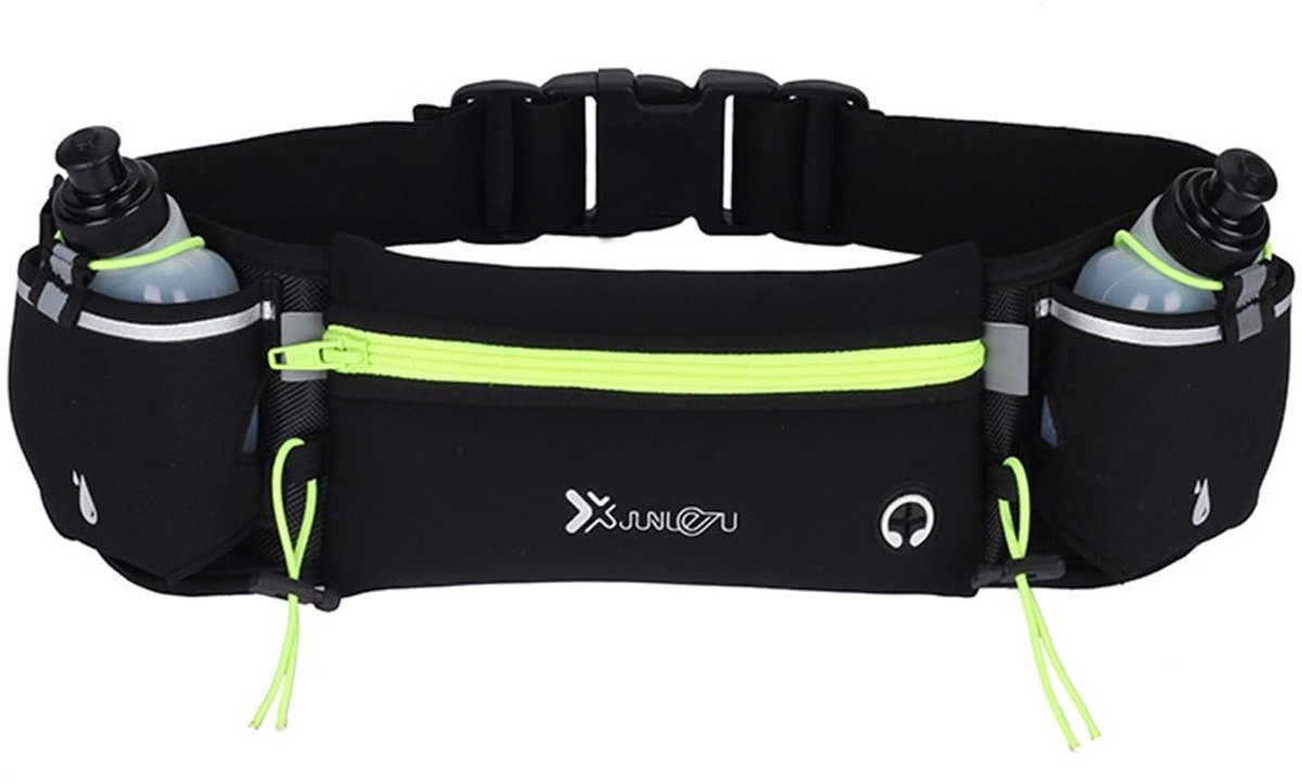 Dailygoods- Heuptas Waterdicht - Heuptas Dames/Heren - Heuptas Sport - Heuptas Hardlopen - Heuptas Trekking - Geschikt voor Waterfles - Hardloopgordel
