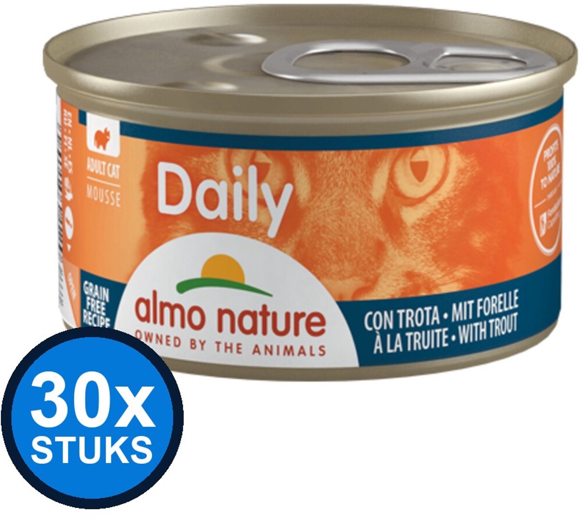 Almo Nature Almo Nature Daily - Mousse Forel - Kattenvoer Natvoer - 85g