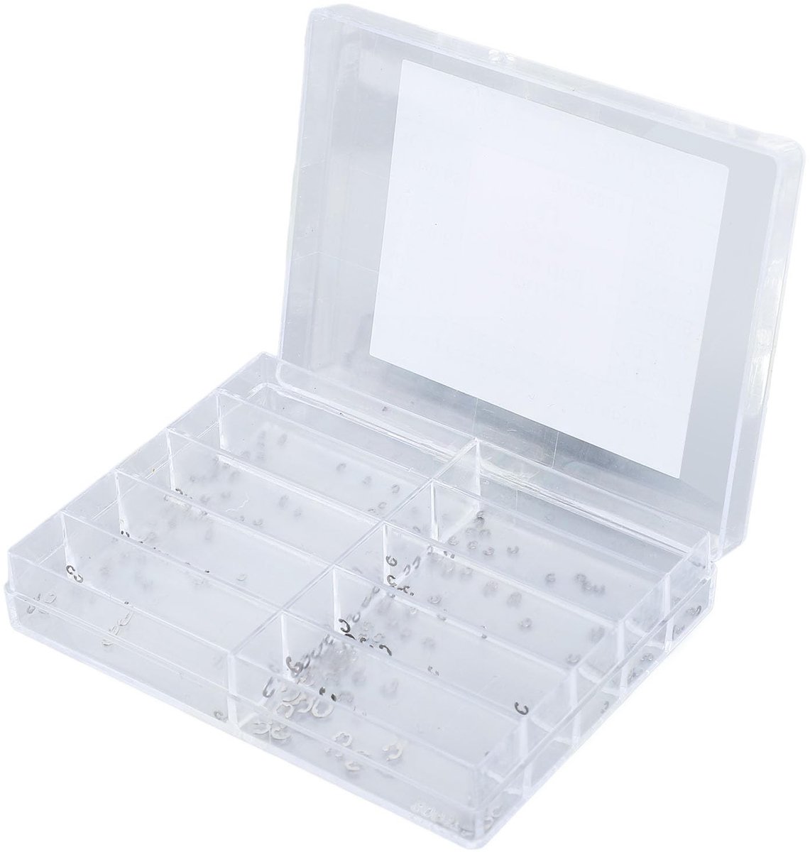 Dailygoods- Borgring Set 200 Onderdelen - Borgringen Assortiment - Metalen Horlogedrukknopclips - Compatibiliteitsproblemen Vermijden - Ideaal voor Horlogereparatie - Horlogereparatieonderdelen
