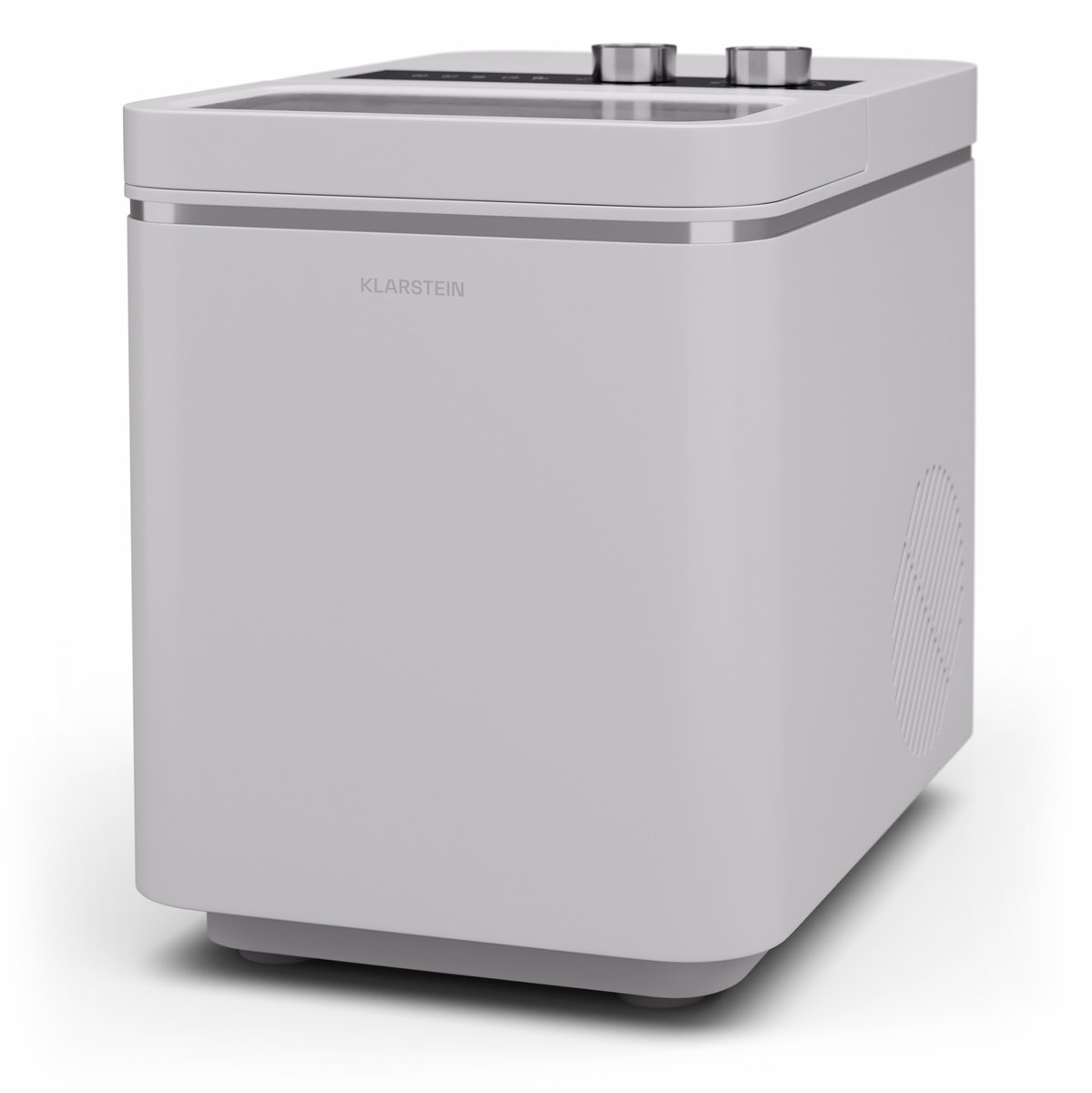 Klarstein IJsblokjesmachine IceCraft – 12 kg/24 uur, ijsblokjes in 6 minuten, 2 formaten, automatische reiniging, ijsmachine voor keuken en bar, 150 W, ijsdispenser, wit - IJsblokjesmaker - voor Bar voor Thuis - LED IJsschep