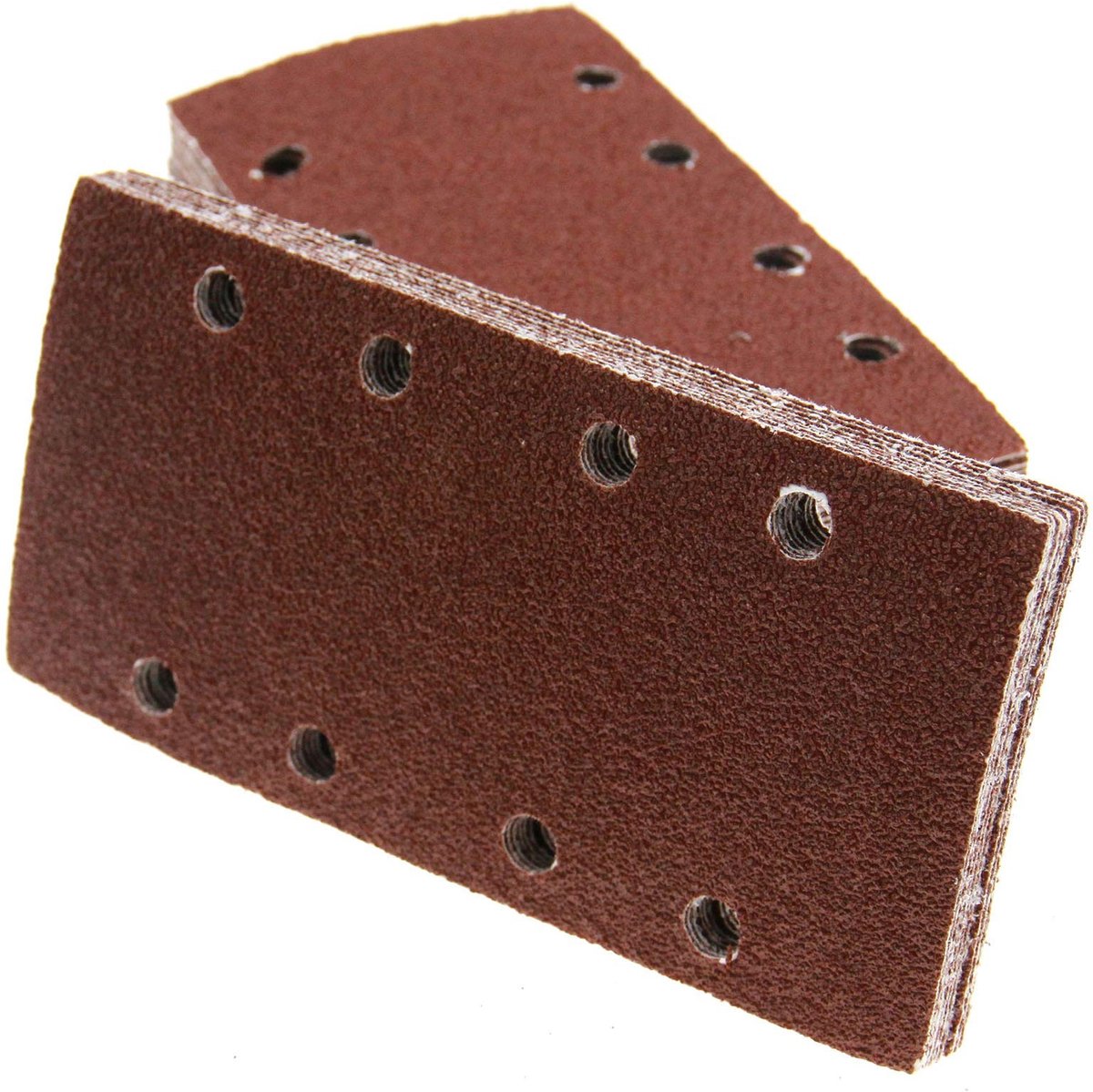 Dailygoods- Schuurpapier Set 100 Stuks - Schuurpapier Driehoek - Schuurpapier 40/60/80/100/120 - Schuurpapier 125mm - Schuurpapier Fijn - Geschikt voor Hout en Metaal - Schuurdiscs