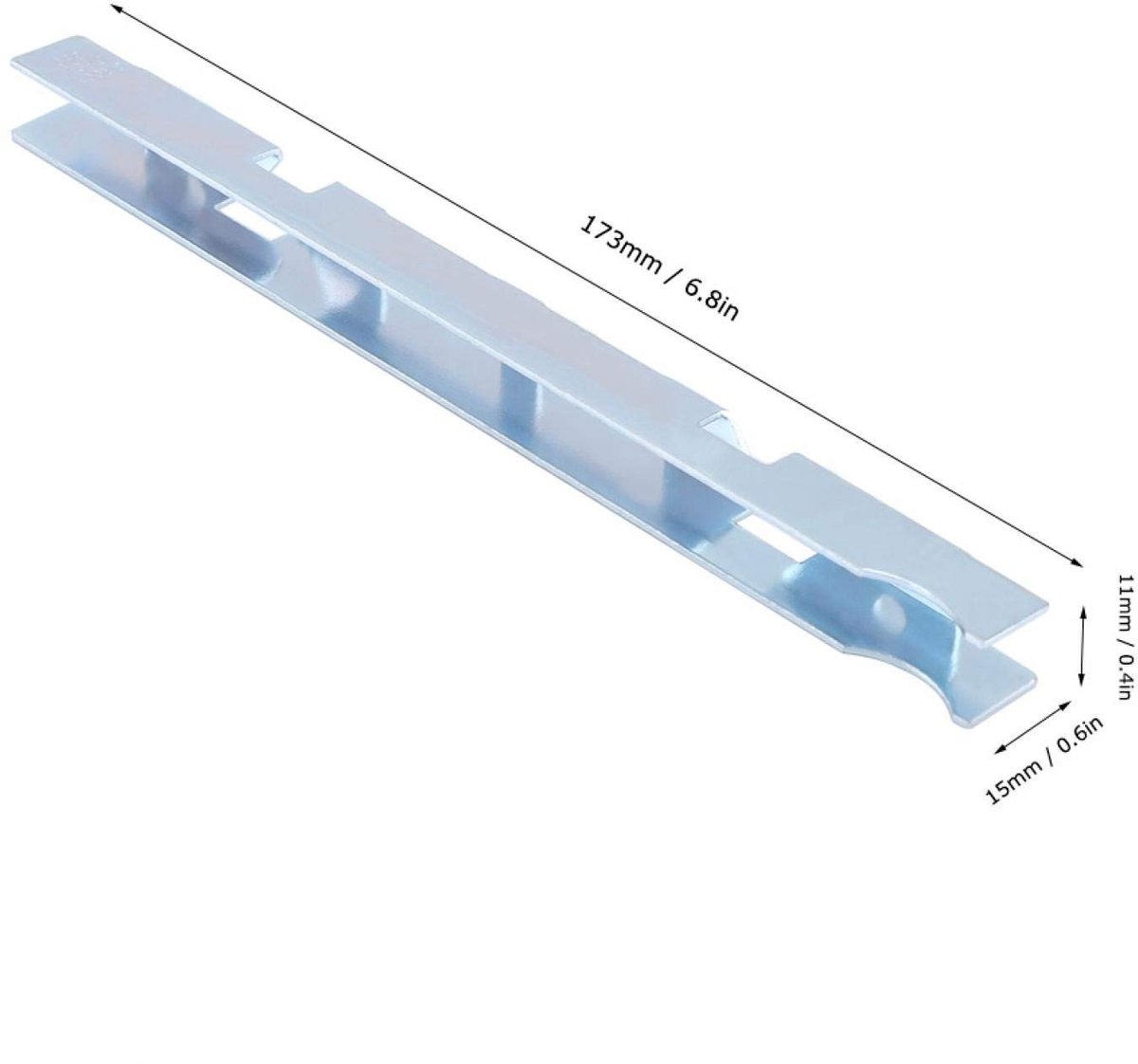 Solidchoice- Kettingdieptemeter Hoogwaardige Koolstofstaal - Universele Kettingzaag - Eenvoudig te Installeren - Duurzaam - Compact - Gewicht 47,5 g - Dieptemeter