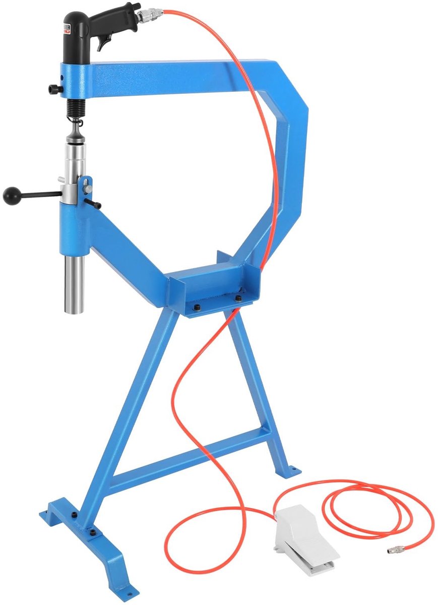 Dailygoods- Planishing Hamer 50-100 PSI - Polijst-/Stijlhamer - 875-1350 RPM - Luchtkabel 2 m - Geschikt voor Staal/Aluminium - Veiligheidsontwerp - Lucht Hamer