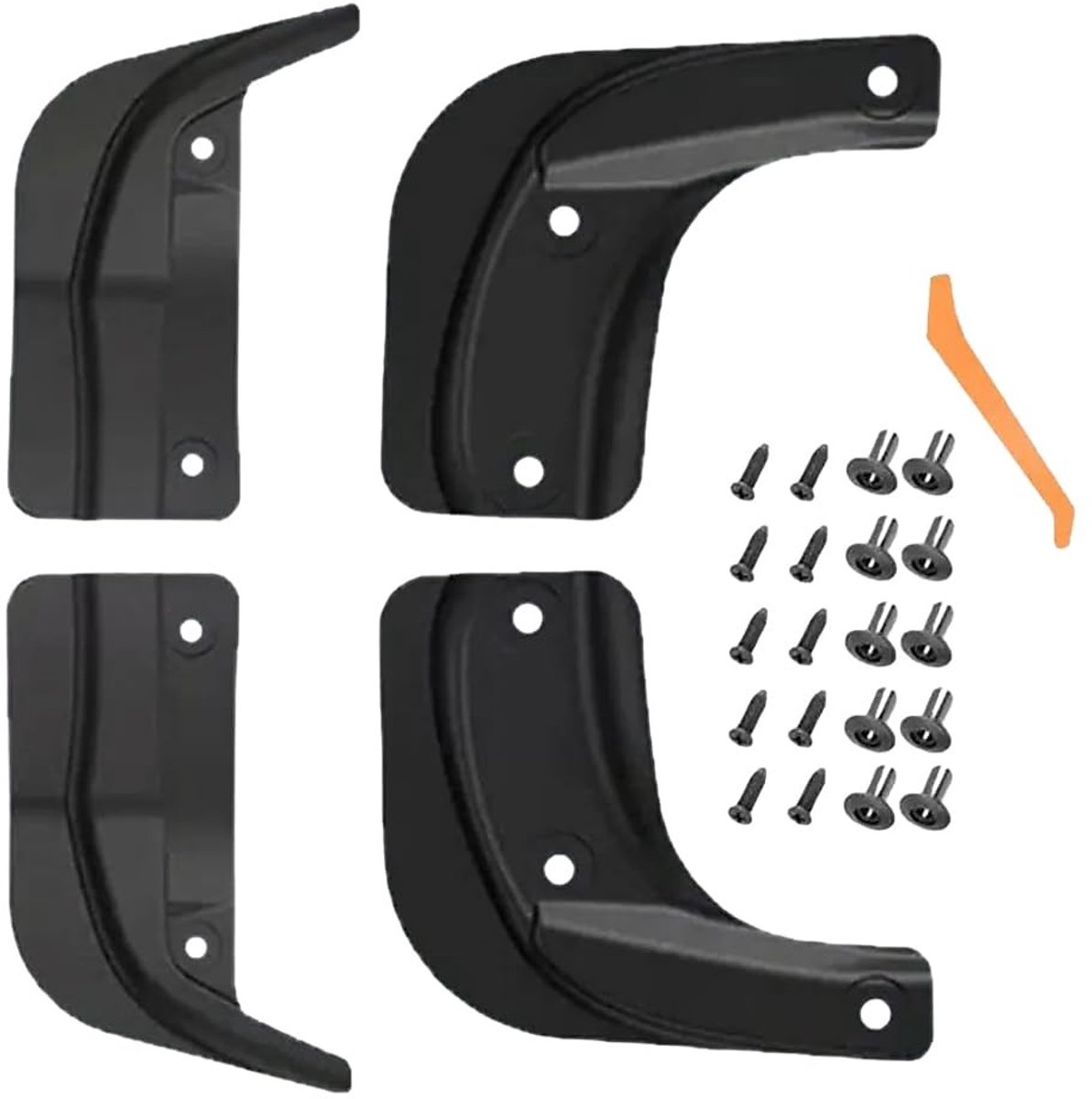 Dailygoods- Spatborden ABS-kunststof - Spatlappen - Modder Flap - Anti-sneeuw - Anti-zand - Bescherming tegen krassen