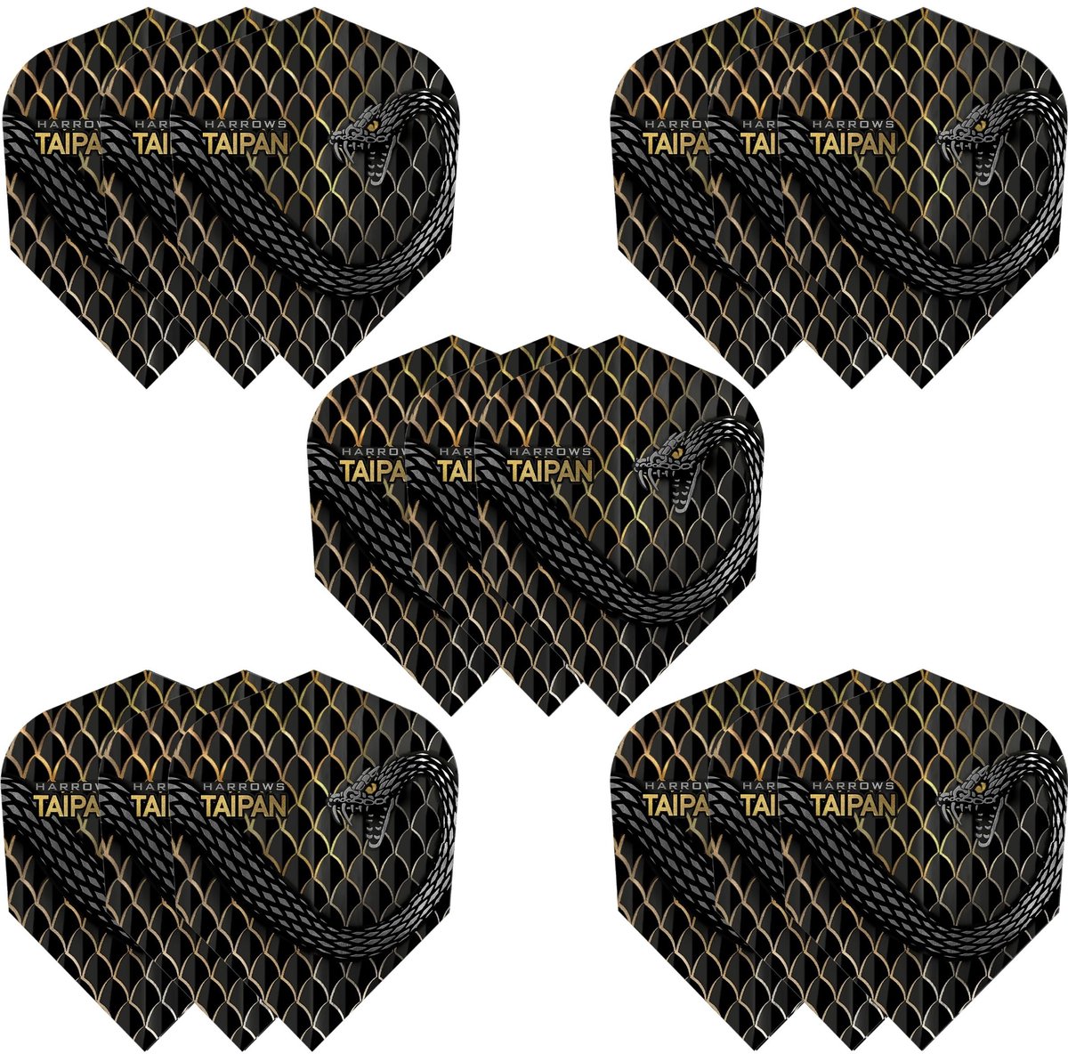 Dailygoods- Vluchten Set van 5 - Premium Dartpijlen - Extra Sterk - Dartaccessoires - Voor Dartspelers - Hoge Kwaliteit - Dartflights