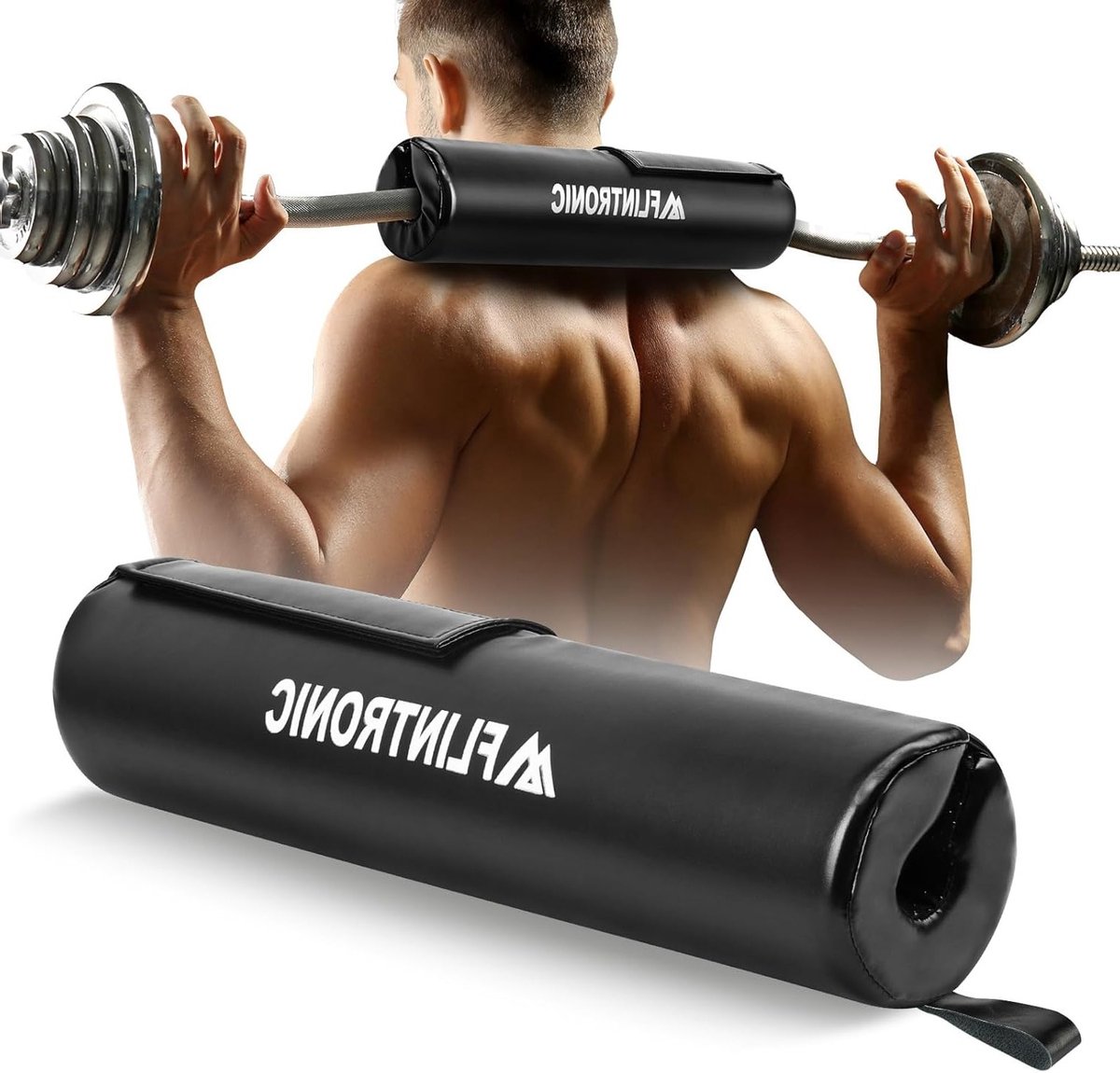 Extra Dikke Halterkussen voor Nek en Schouders, Ideaal voor Hip Thrusts, Squats en Gewichtheffen met Klittenbandsluiting