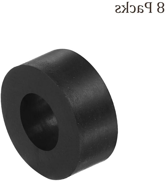 Rubber Vibration Isolatie Pads voor Thuis, Auto en Boot - 8 Stuks Neopreen, Zwart, 12 x 10 x 25 mm, Geluiddemping en Stabiliteit — afbeelding 3