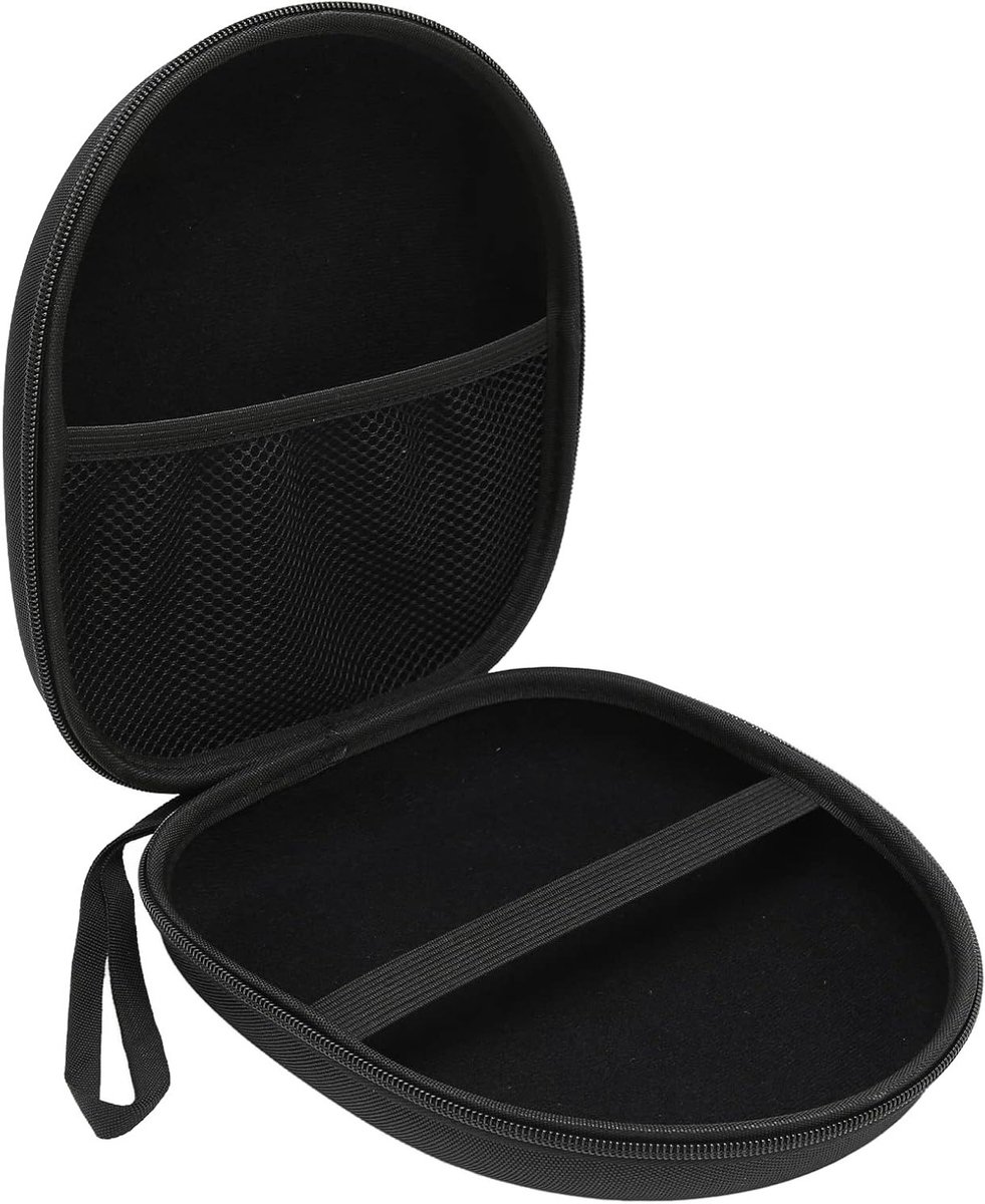 Draagtas voor Hoofdtelefoon en Headset - Ideaal voor Reizen, Bescherming en Opslag (Zwart)