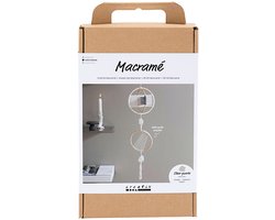 Creativ Company Hobbyset macramé, Mobiel, grijs, off white, 1doos/ 1 doos