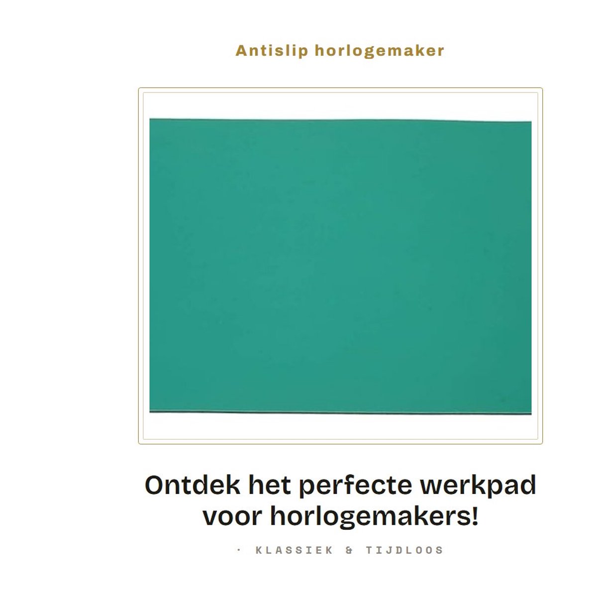 Dailygoods- Werkpad Antislip - Horlogemaker Werkmat - Temperatuurbestendig - Hobbylassen - Gereedschap - Veilig en Duurzaam - Horlogereparatiemat