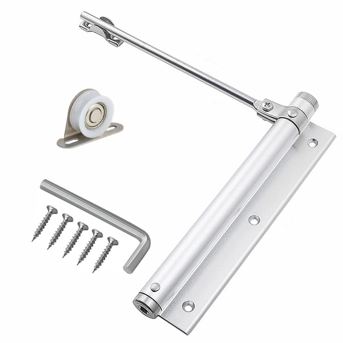 Dailygoods- Deurdichter Automatisch - Aluminiumlegering - Verstelbaar - Schokbestendig - Huishoudelijk - Eenvoudig te installeren - Deurdraaier