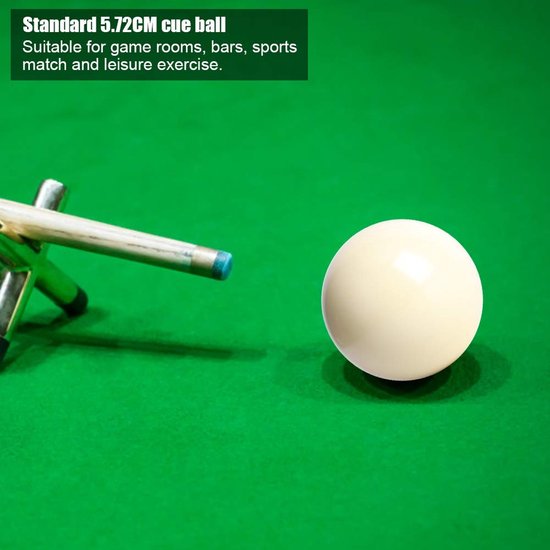 Dailygoody - Pooltafel Biljartballen - Professionele Biljartspot - Wit - Snooker Training - Geschikt voor Speelkamers en Bars — afbeelding 4
