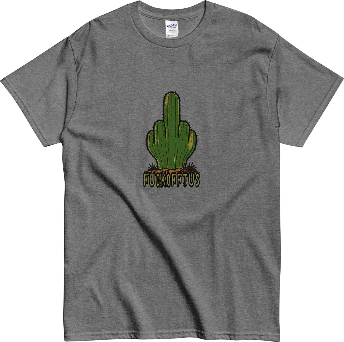 Grappig Stoer Tshirt Mannen en Vouwen - Fuck Off - Grijs - S