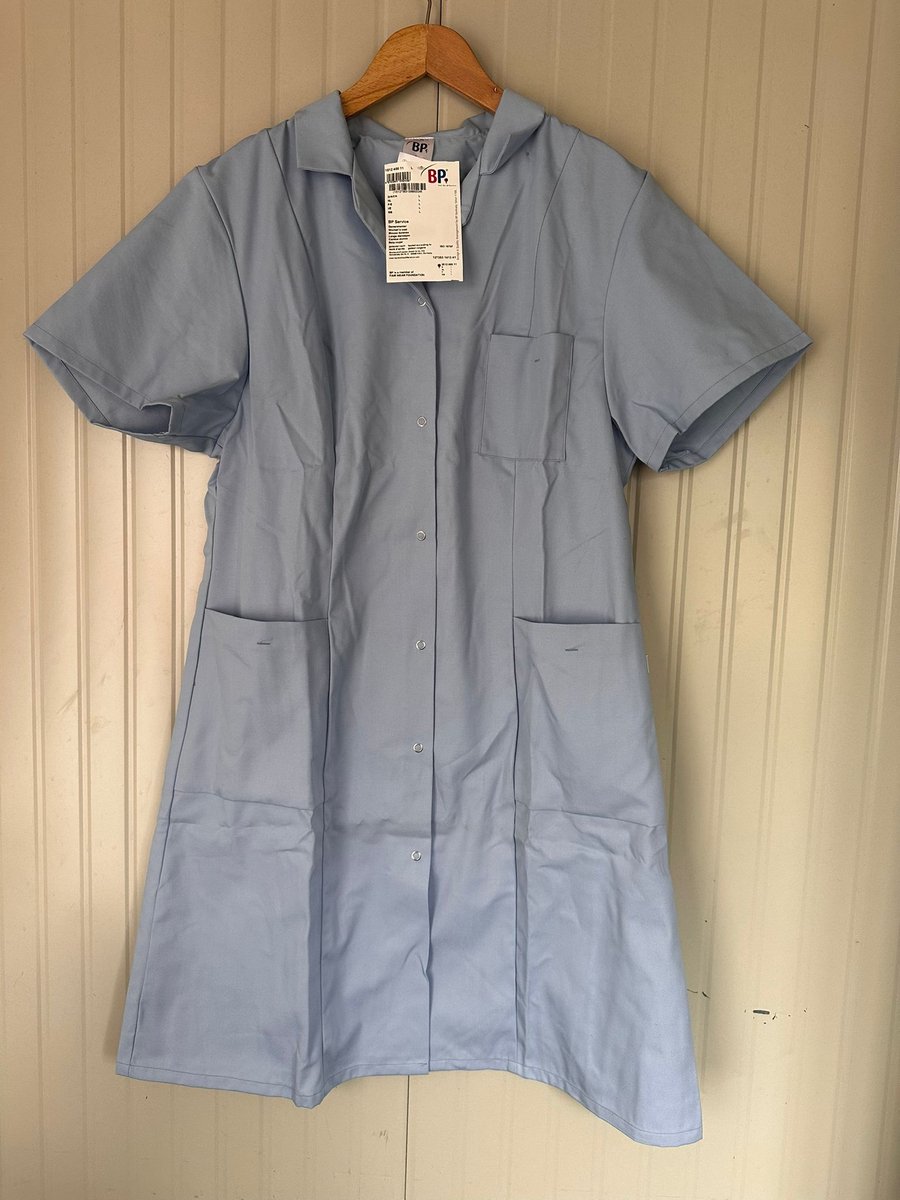 BP 1512 dames zorgjas damesjas | Lichtblauw | korte mouw | Maat L